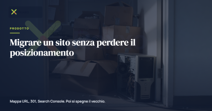 Migrare un sito senza perdere il posizionamento