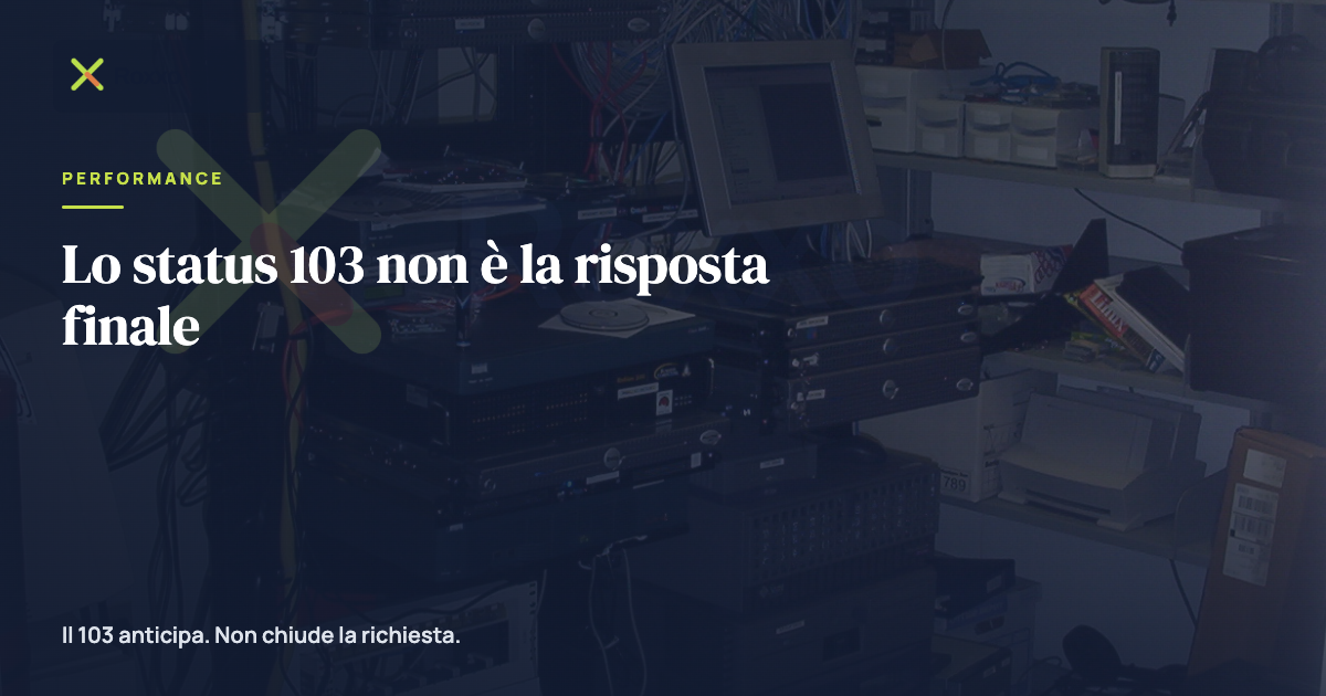 Lo status 103 non è la risposta finale