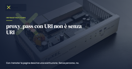 proxy_pass con URI non è senza URI