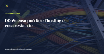 DDoS: cosa può fare l'hosting e cosa resta a te