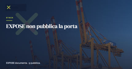 EXPOSE non pubblica la porta